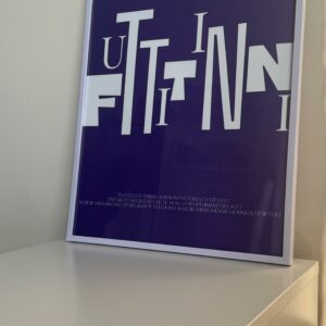 Poster A3 (30x40cm) "FUTTITINNI"