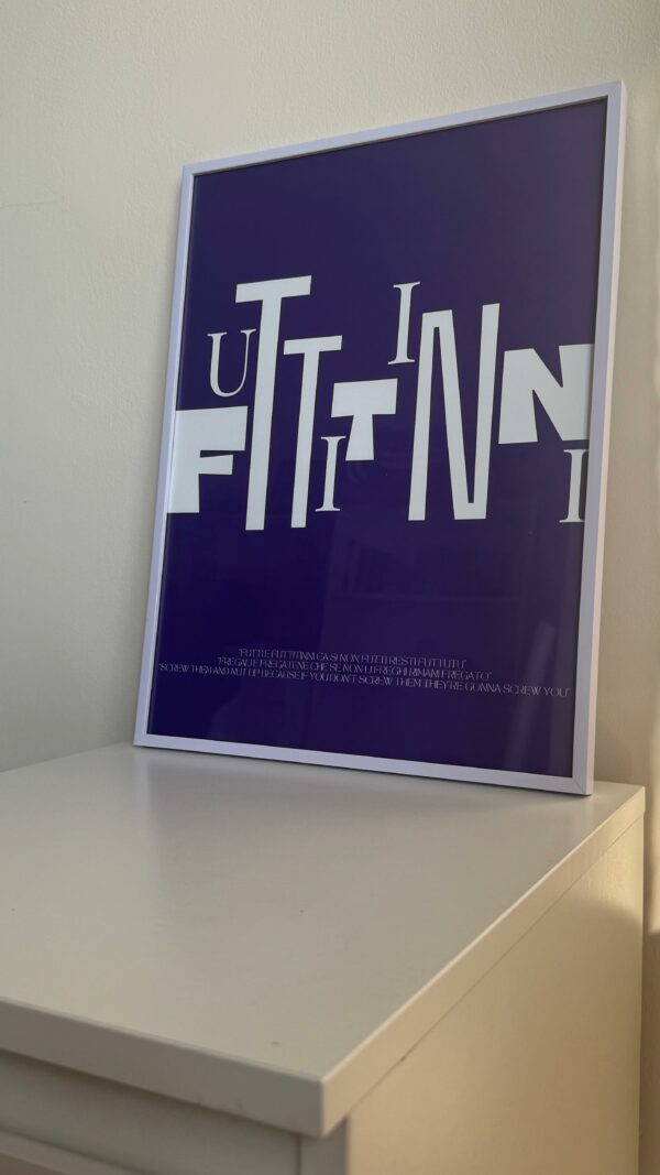 Poster A3 (30x40cm) "FUTTITINNI"