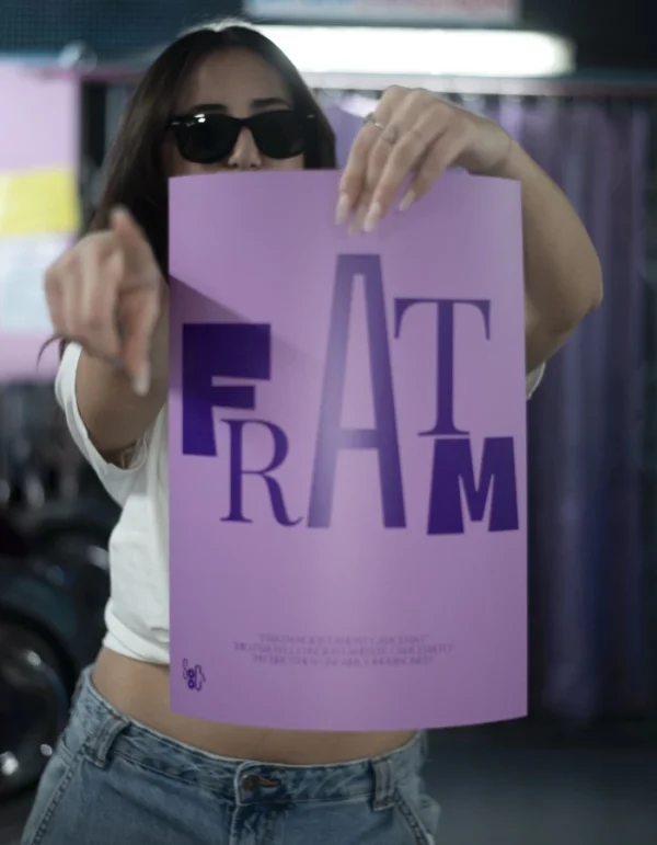 poster personalizzato con frase in dialetto